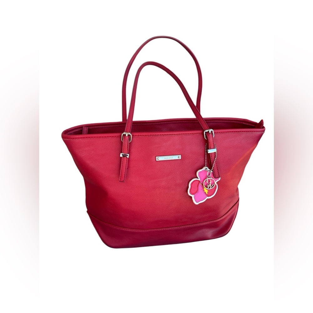 Nine West Red Tote Bag